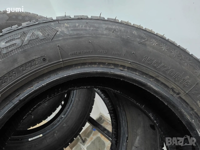2бр зимни гуми 155/70/13 LASSA L04946 , снимка 4 - Гуми и джанти - 53504001