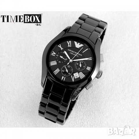 Emporio Armani AR1401 Ceramica Chronograph. Нов дамски часовник, снимка 7 - Дамски - 38773260