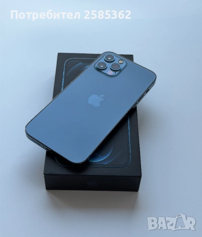 iPhone 12 Pro 256 Gb Pacific Blue 100% Батерия, снимка 5 - Apple iPhone - 52848823