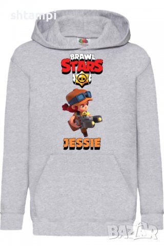 Детски Суитчър/Суитшърт Jessie 4,Frank,Brawl Stars,Игра,Подарък,Изненада,Забавление,Рожден Ден, снимка 2 - Детски анцузи и суичери - 38314923