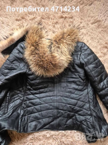 Дамско яке естествена кожа, снимка 4 - Якета - 53172759