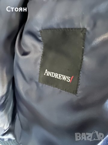 Мъжко вълнено палто Andrews, снимка 3 - Палта - 39313622