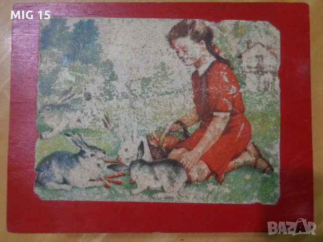 Много стари дървени кубчета, снимка 1