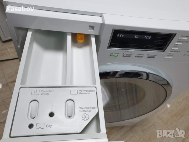 Miele Пералня - 1600rpm - TwinDos - PowerWash - Миеле 12м Гаранция, снимка 6 - Перални - 53253369