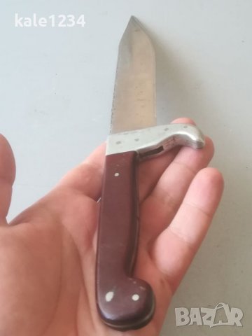 Стар български нож. Ловен. Туристически. Кован, снимка 9 - Ножове - 37503959