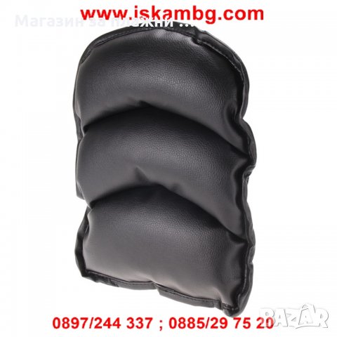 Черна кожена възглавничка за подлакътник на автомобил - код 2002, снимка 15 - Аксесоари и консумативи - 26899620