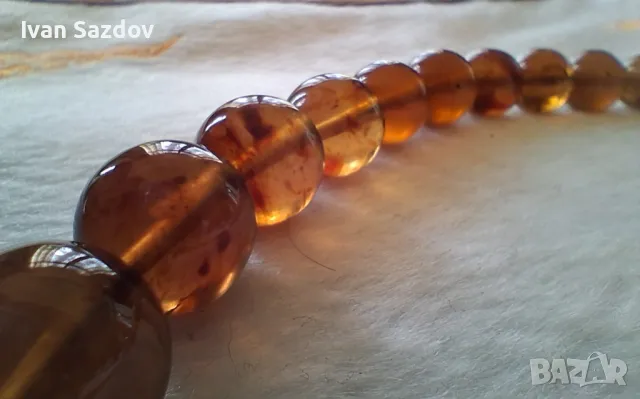 Кехлибарена огърлица ✨️ПЕРЛИ✨️, снимка 3 - Колиета, медальони, синджири - 50188855