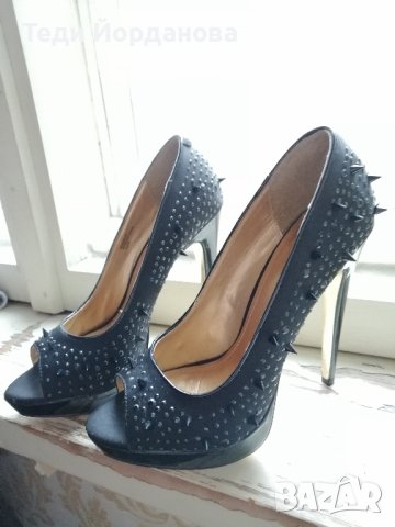 Дамски високи токчета , снимка 1 - Дамски обувки на ток - 43129482