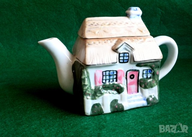 малък порцеланов чайник-къщичка, снимка 9 - Други ценни предмети - 37220559