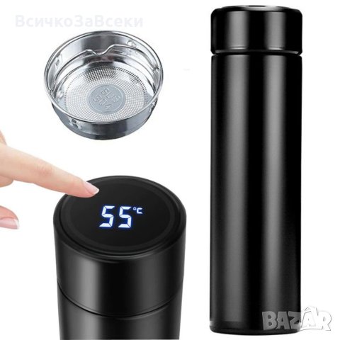 Термо чаша с LED дисплей.  