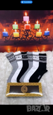 чорапи в кутия fendi calvin klein louis vuitton , снимка 13 - Дамски чорапи - 51442117