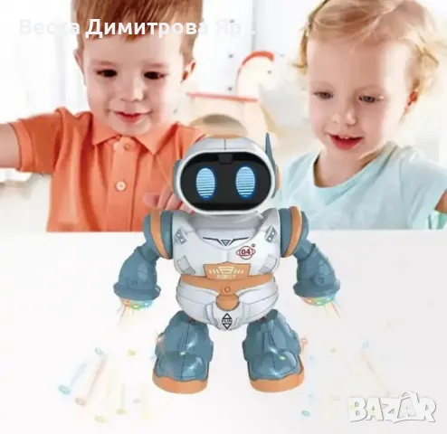 Танцуващ робот със светлини и музика – Вълнуващ приятел за малките откриватели, снимка 4 - Музикални играчки - 47928096