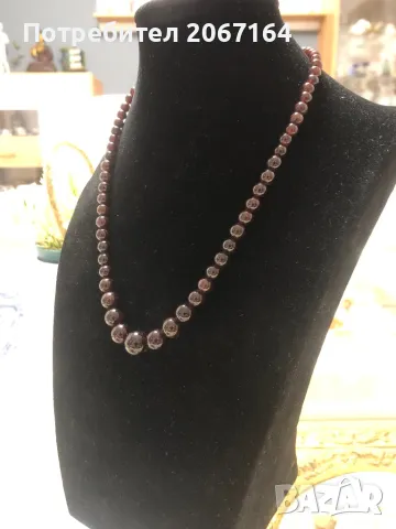 Гердан от гранат, снимка 2 - Колиета, медальони, синджири - 49532949