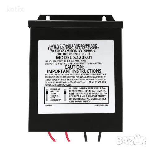 KWODE LED трансформатор 105W 12V AC, снимка 2 - Друга електроника - 48568234