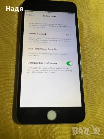 iPhone 6S Plus-мод.А 1634 ,128GB,Grey,зарядно, снимка 5 - Apple iPhone - 48921242