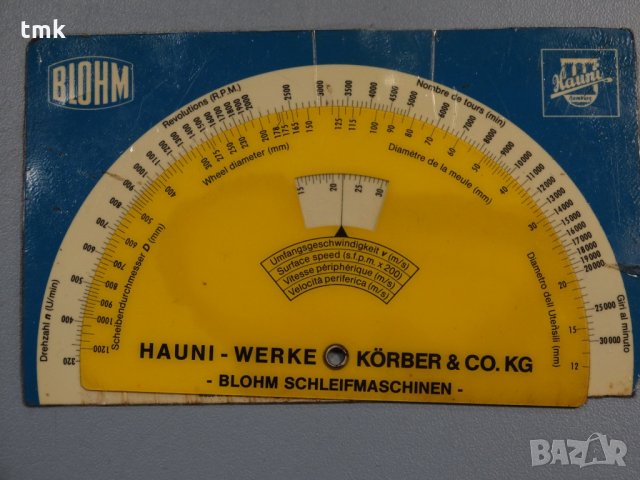 Приспособлени за шлайф HAUNI-Werke, снимка 11 - Резервни части за машини - 27660749