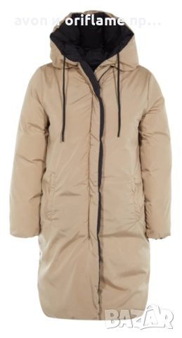 Дамско зимно двулицево яке, размер Л, снимка 4 - Якета - 52120759