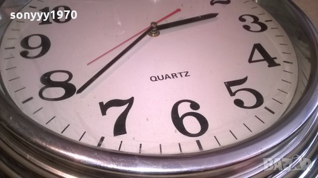 голям часовник-43см-внос швеицария, снимка 7 - Колекции - 26282430