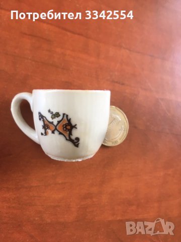 ЧАША ЧАШКА ПОРЦЕЛАН БЪЛГАРИЯ ОТ СОЦА ЗА РАКИЙКА, снимка 3 - Антикварни и старинни предмети - 36618342
