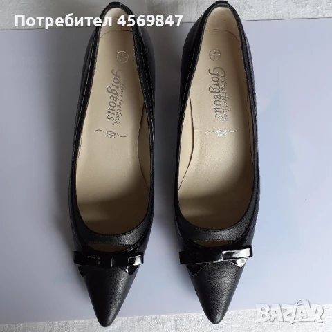 Дамски обувки с нисък ток, снимка 1