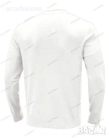 Едноцветен мъжки пуловер с дълъг ръкав, 8цвята , снимка 9 - Пуловери - 47999244