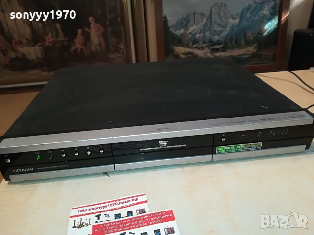 HITACHI HDD/DVD RECORDER 1708221146, снимка 2 - Плейъри, домашно кино, прожектори - 37718480