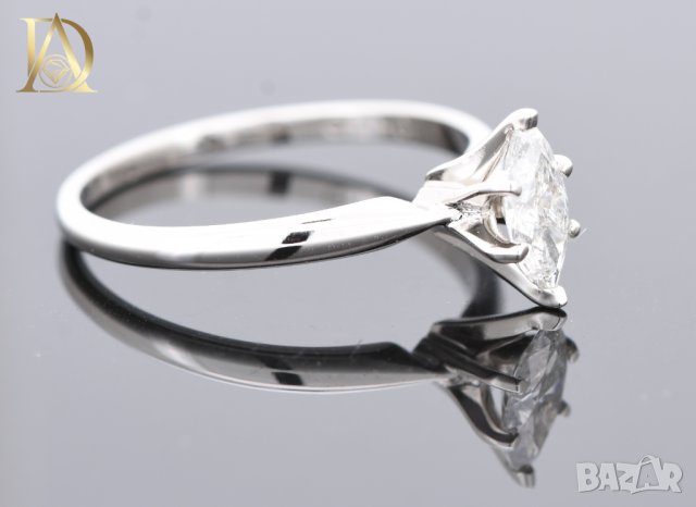 Нов Златен Пръстен с 0.47кт Естествен Диамант, снимка 5 - Пръстени - 43038971