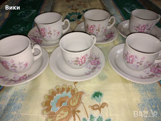 Сервиз за кафе European  Izida porcelain Изида , снимка 13 - Сервизи - 35029117