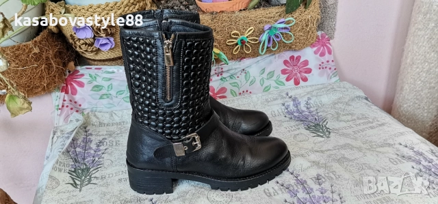 Ботуши Debbie Lavorazione Artigiana  Италия  38н.Естествена кожа , снимка 10 - Дамски ботуши - 52817252