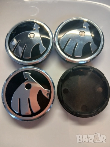 Капачки За Джанти 55/60мм / за Skoda Шкода / сиви декоративни тапи за централен отвор, снимка 2 - Аксесоари и консумативи - 44237741