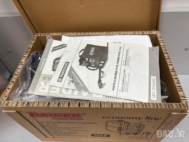 НОВ! В ГАРАНЦИЯ! Инверторен електрожен Raider 160A RD-IW180, 20-160 A, 1.5-4 мм, снимка 13 - Други инструменти - 52237629