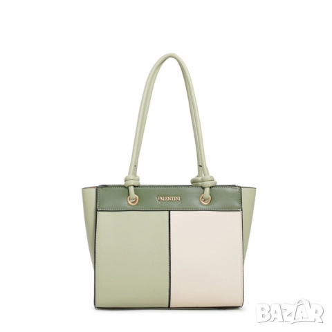 Елегантна дамска чанта с трицветен дизайн, снимка 9 - Чанти - 52098218