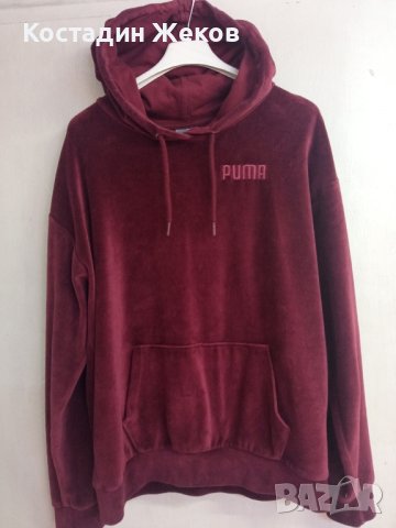 Дамски оригинален суитшърт плюшен. Puma , снимка 1 - Спортни екипи - 44111486