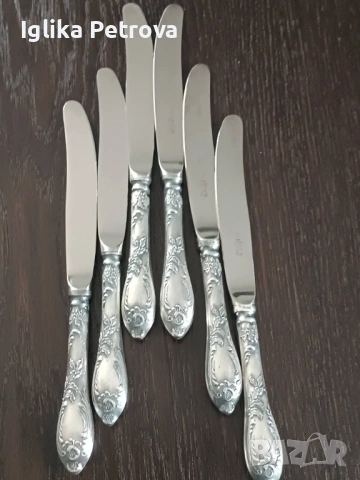 Нови,посребрени,руски прибори, снимка 9 - Антикварни и старинни предмети - 53023623