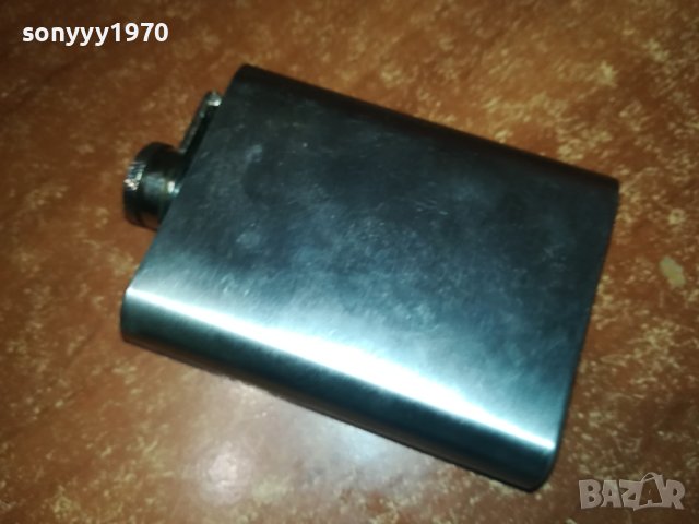 JACK DANIELS-МЕТАЛНО ДЖОБНО ШИШЕ 2112231315, снимка 2 - Антикварни и старинни предмети - 43500898