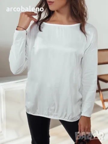 Дамска овърсайз блуза SILKINEA с висулка, 4цвята , снимка 9 - Блузи с дълъг ръкав и пуловери - 47820750