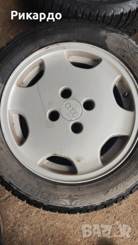 Джанти със Гуми 4x100 R15, снимка 2 - Гуми и джанти - 53492349