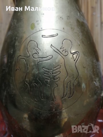 Стар бронзов арабски ибрик , снимка 8 - Антикварни и старинни предмети - 26283812