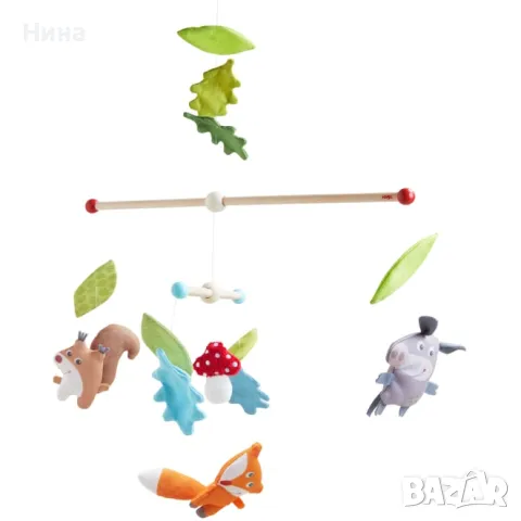 Дървена въртележка HABA Mobile гора 🐿️ , снимка 2 - Образователни игри - 47601500