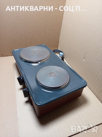 Соц Стар Електрически Двоен Котлон. , снимка 8 - Антикварни и старинни предмети - 52355991