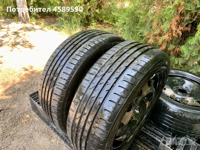 4бр.Оригинални железни джанти 15цола 5x100 + ГУМИ 195/55/15 за Vw,Audi,Skoda,Seat, снимка 9 - Гуми и джанти - 51809093