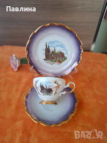 Троен порцеланов сет, снимка 2 - Чаши - 50955567