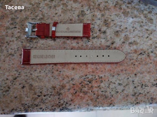 Продавам кожена каишка за часовник , снимка 3 - Каишки за часовници - 43365664