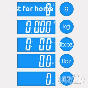 Акумулаторна кухненска везна 15 кг Лед с иноксово покритие, снимка 9 - Електронни везни - 43924833