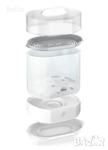 Електрически стерилизатор с пара 3 в 1 Chicco Steril Natural, снимка 2 - Други стоки за дома - 48220495