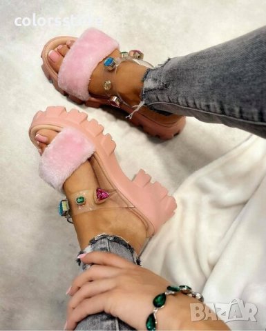 Равни чехли - розови - K525