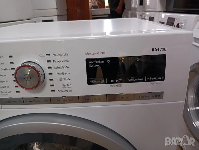 Пералня Сименс Siemens IQ 700 A+++ 9кг Made in Germany 2 години гаранция!, снимка 7 - Перални - 51437175