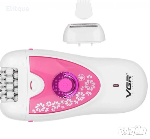 Многофункционален електрически епилатор VGR, V-722, снимка 4 - Епилатори - 52832778