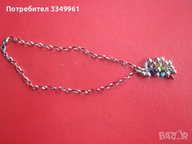 Уникално дизайнерско сребърно колие с камъни , снимка 6 - Колиета, медальони, синджири - 36622296