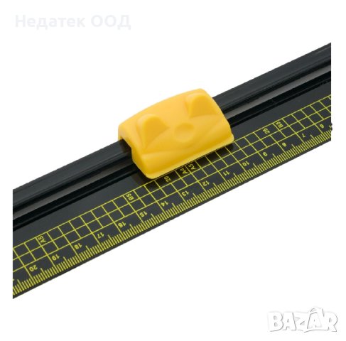 Офис нож, пластмасов черен, 32 см, снимка 2 - Ученически пособия, канцеларски материали - 43722787